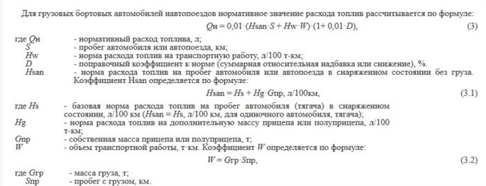 Калькулятор расхода топлива