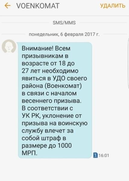 Порядок выдачи повестки на призывную комиссию